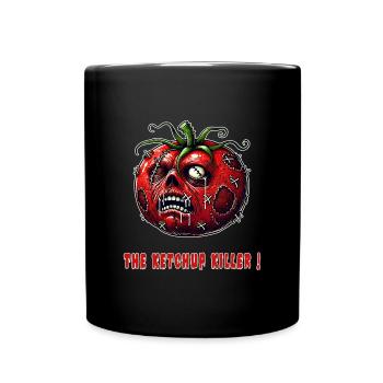 Le tueur au ketchup - Mug uni - noir - Devant