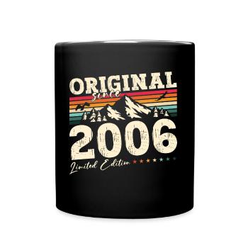18ème Anniversaire Original 2006 Millésime 2006 - Mug uni - noir - Devant