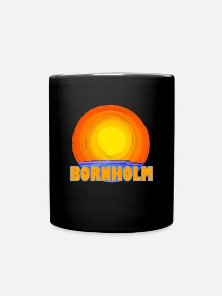 Bornholm Dänemark Ostsee - Tasse einfarbig - Schwarz