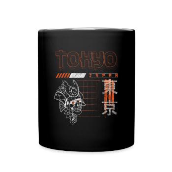 Tokyo Travel Japanese - Full Colour Mug - black - Front