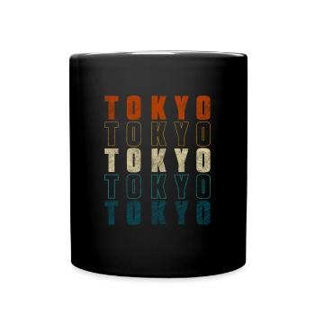 Tokyo City Samurai - Full Colour Mug - black - Front