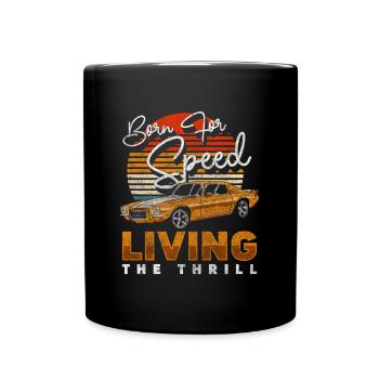 Drifting Sports Car Mechanic Racing - Full Colour Mug - black - Front
