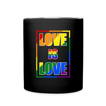 Déclaration de fierté amoureuse - Mug uni - noir - Devant