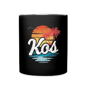 Kos - Full Colour Mug - black - Front