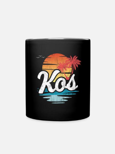 Kos - Tasse einfarbig - Schwarz