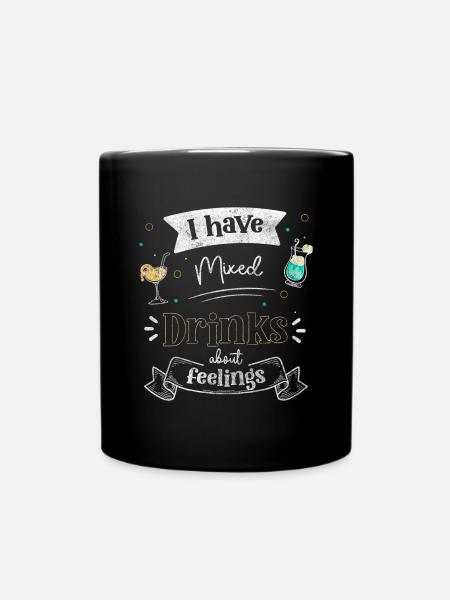 Barkeeper Bier Trinker Gin - Tasse einfarbig - Schwarz