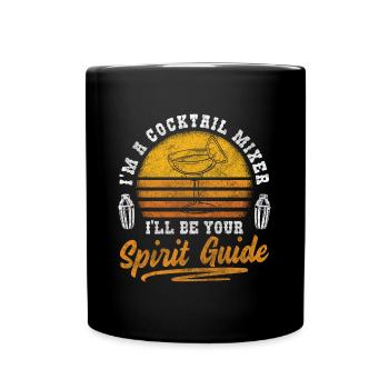 Blender Drinks Drinker Rum - Full Colour Mug - black - Front