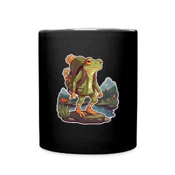 Trailbound Frog Adventurer Mountains - Mug uni - noir - Devant