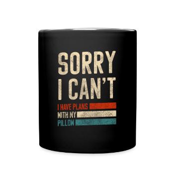 Sleeping Dream Chilling Pajamas - Full Colour Mug - black - Front