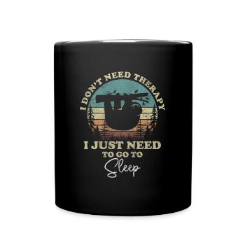 Sleeping Dream Pillow - Full Colour Mug - black - Front