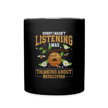Apiculteur Nature Stinger - Mug uni - noir - Devant