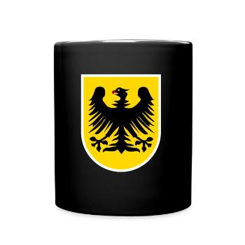 Chez soi en Allemagne - Mug uni - noir - Devant