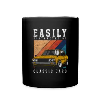 Oldtimer Automobile Oldschool Édition Limitée - Mug uni - noir - Devant
