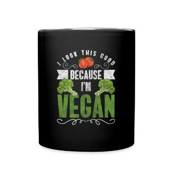 Véganisme Véganisme Nature Éthique - Mug uni - noir - Devant