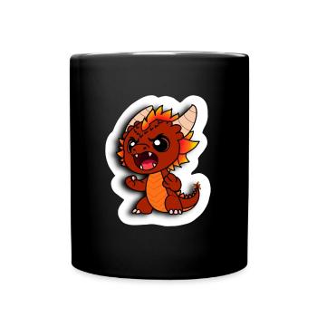 Rage - Tasse einfarbig - Schwarz - Vorne
