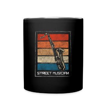 Musician Artist Solo Entertainer Musical - Full Colour Mug - black - Front
