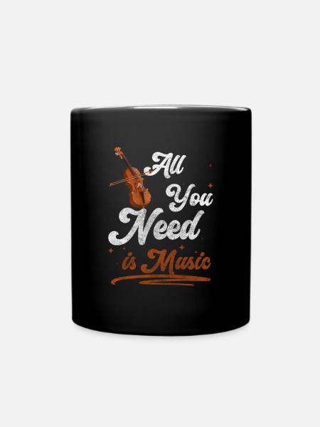 Musiker Trinkgeld Bühne - Tasse einfarbig - Schwarz
