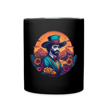 5 de Mayo Party Drinko de Mayo Mexican Don, - Full Colour Mug - black - Front