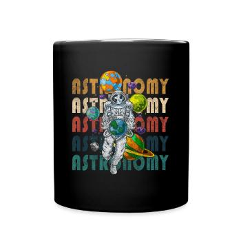 Science Star Discovers Black Hole - Full Colour Mug - black - Front