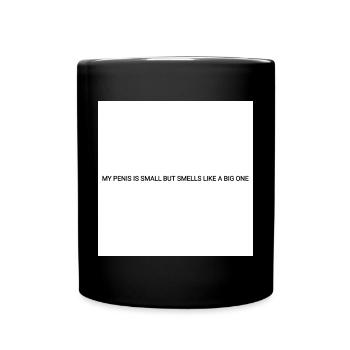 Männer T-shirt - Tasse einfarbig - Schwarz - Vorne