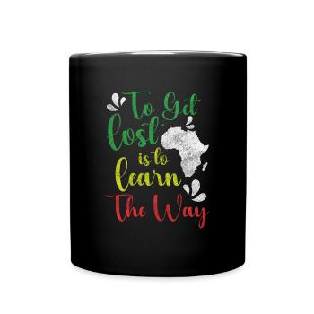 Afrique Africains - Mug uni - noir - Devant
