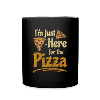 Pizza Pizzaofen Restaurant Lecker - Tasse einfarbig - Schwarz - Vorne