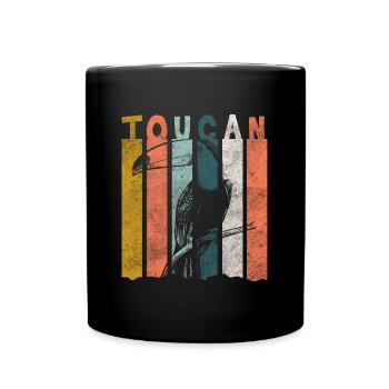 Bird Colorful Rainforest Rare - Full Colour Mug - black - Front