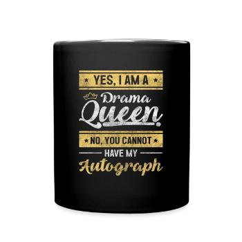 Drama Theater Mrs. Trouble - Full Colour Mug - black - Front