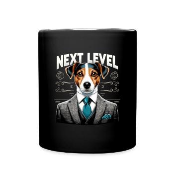 Jack Russell Terrier Suit Next Level Gift - Full Colour Mug - black - Front
