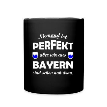 Parfait du sud - Mug uni - noir - Devant