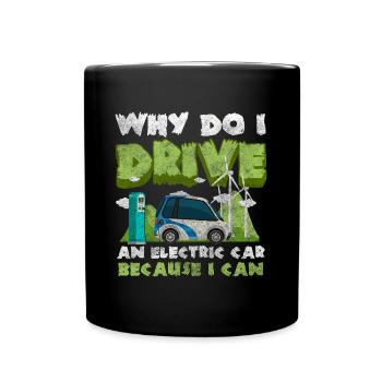 Électricité Protection de l’environnement Accélération future - Mug uni - noir - Devant