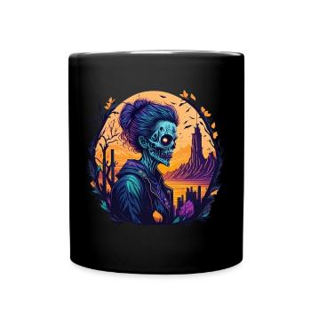 Gruseliges Halloween-partykostüm Zombie - Mug uni - noir - Devant