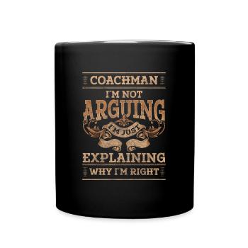 Carter Hobby Poney de voyage - Mug uni - noir - Devant