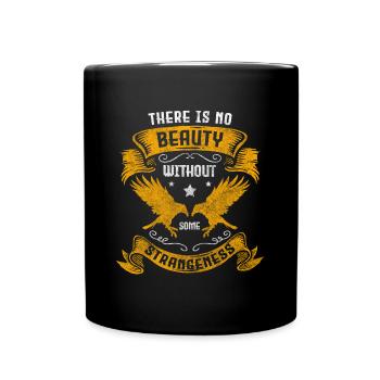 Raven Mystic Viking Rune - Full Colour Mug - black - Front
