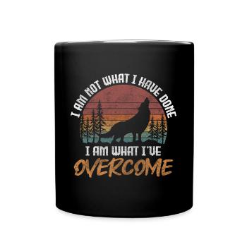 Chasse au loup Hurlement Mythologie - Mug uni - noir - Devant