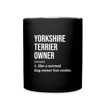 Yorkshire terrier - Mug uni - noir - Devant