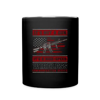 Gun Rifle Sports Club - Full Colour Mug - black - Front