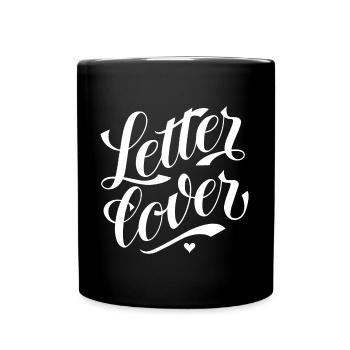 Letterlover - Conçu par KissingLetters - Mug uni - noir - Devant