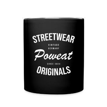 Vintage Poweat Streetwear - Full Colour Mug - black - Front