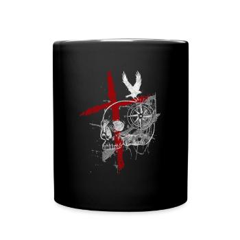 Style Hart Viking Clock - Full Colour Mug - black - Front