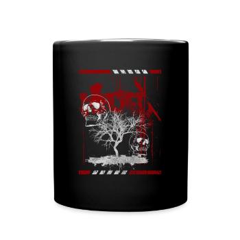 Style Color Red Skull - Full Colour Mug - black - Front