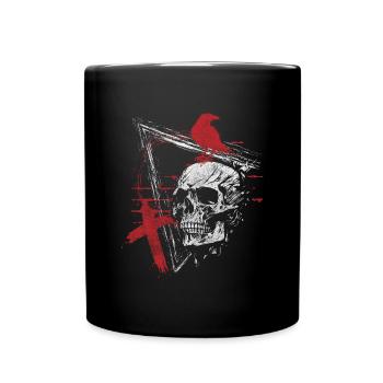 Trash Polka Modern Wild Black - Tasse einfarbig - Schwarz - Vorne