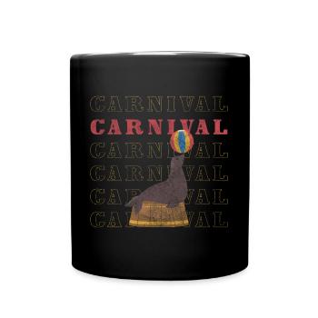 Circus ring fun - Full Colour Mug - black - Front