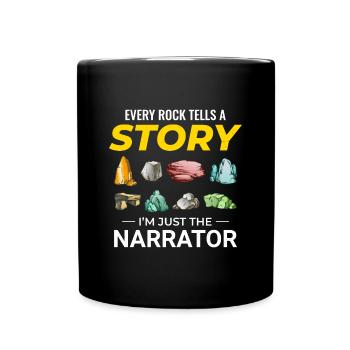 Rock Hound Collecting Collector Geology Geologist - Full Colour Mug - black - Front