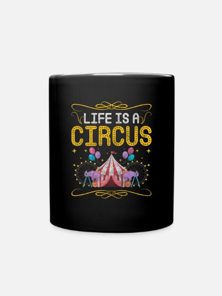 Cirque Singe Singe Cirque - Mug uni - noir
