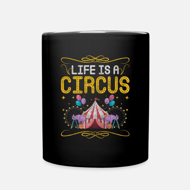 Cirque Singe Singe Cirque - Mug uni - noir