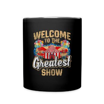 Directeur de chapiteau de cirque Idiots - Mug uni - noir - Devant
