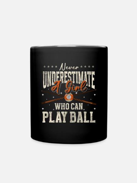 Billiard Profi Kneipensport - Tasse einfarbig - Schwarz