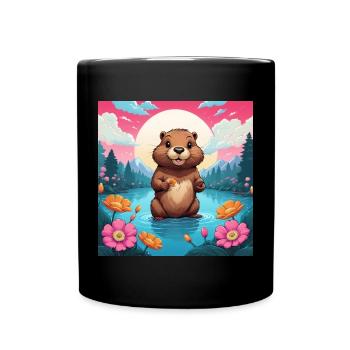 Bieber am See - Full Colour Mug - black - Front