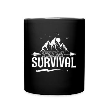 Team Survival - Full Colour Mug - black - Front